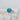 Small oval turquoise ring
