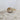 Rutilated quartz gold ring