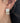 Square earrings with pearls