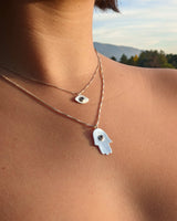 Sterling Silver Hamsa Necklaces