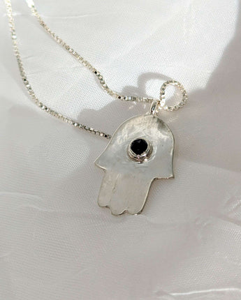Sterling Silver Hamsa Necklaces