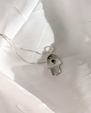 Sterling Silver Hamsa Necklaces