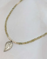 Silver Leaf Pendant Necklace