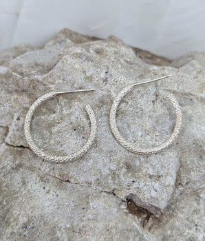 Snake Hoop Earrings
