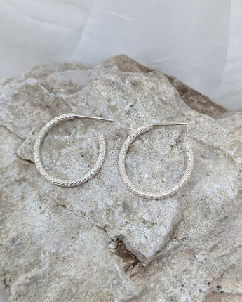 Snake Hoop Earrings