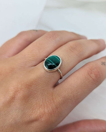Green Malachite Ring