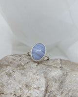 Blue Lace Agate Ring