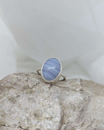 Blue Lace Agate Ring