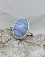 Blue Lace Agate Ring