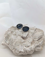 Big Rose Cut Labradorite Earrings