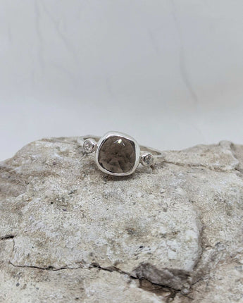Smoky Quartz Candy Ring