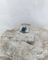 Rectangular Turquoise Signet Ring