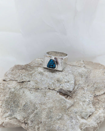 Rectangular Turquoise Signet Ring