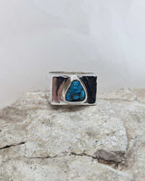 Rectangular Turquoise Signet Ring