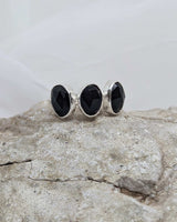 Triple Onyx Ring