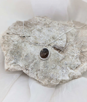 Brown Moonstone Necklace