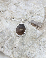 Brown Moonstone Necklace