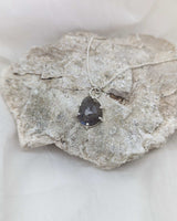 Bluish Grey Labradorite Necklace