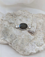 labradorite & moonstone bracelet