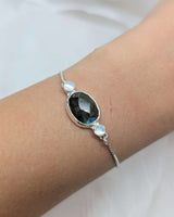 labradorite & moonstone bracelet