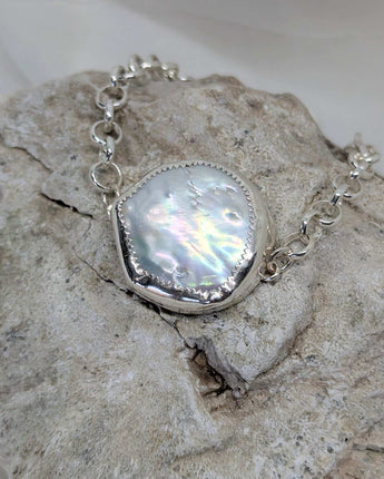 big chunky pearl bracelet