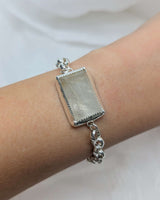 chunky rutilated quartz bracelet