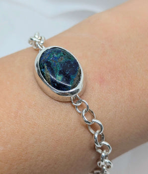 azurite bracelet