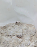 Light watermelon tourmaline ring