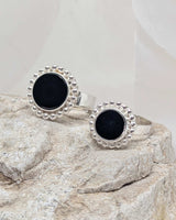 small flower onyx ring