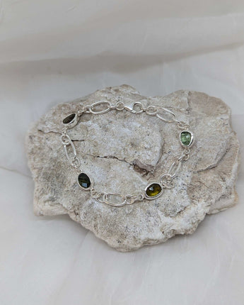 4 green tourmaline bracelet
