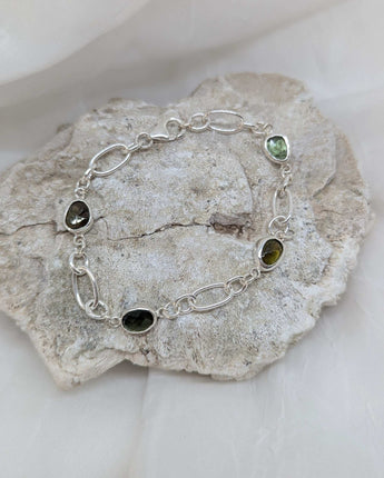 4 green tourmaline bracelet