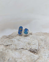 Open Australian opal ring