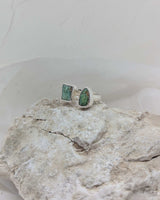 Open variscite turquoise ring