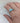 Triangle turquoise & flower band ring