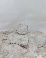 Mother of pearl mandala ring