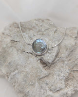Bolo bracelet with brown pearl