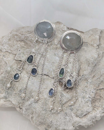 Sapphire earrings