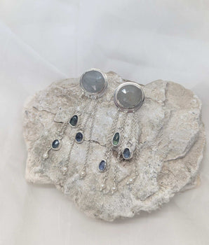 Sapphire earrings