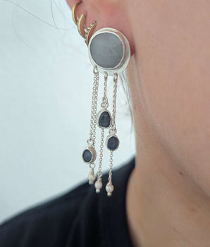 Sapphire earrings