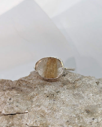 Sterling Silver Quartz Ring