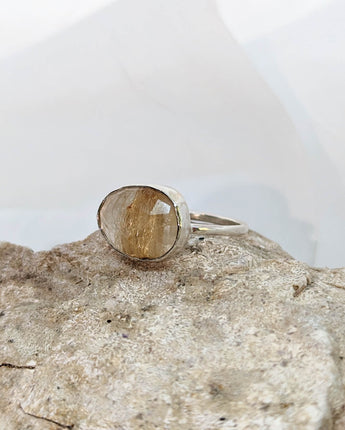 Sterling Silver Quartz Ring