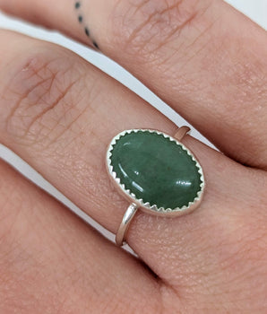 Green Aventurine Ring