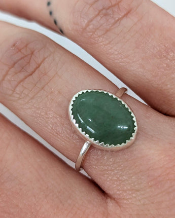 Green Aventurine Ring