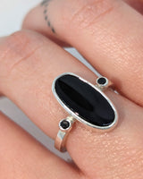 Oval Onyx Ring