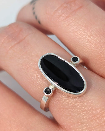 Oval Onyx Ring