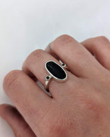 Oval Onyx Ring