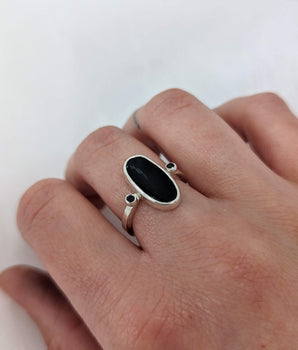 Oval Onyx Ring