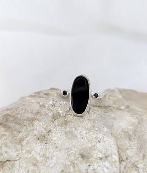 Oval Onyx Ring