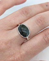 Green Labradorite Ring