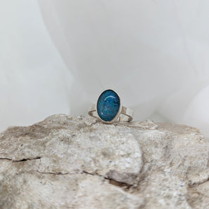 Blue Opal Ring